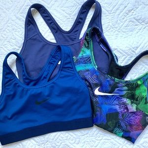 Nike Pro, Dri Fit Sports Bra Bundle, Size XS